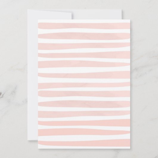 Een Baby is de Uitnodiging van de Partij van de Te (Achterkant)