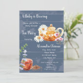 Een Baby is de Uitnodiging van de Partij van de Te (Staand voorkant)