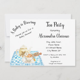 Een Baby is de Uitnodiging van de Partij van de Te