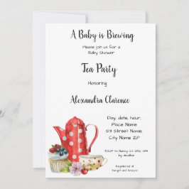 Een Baby is de Uitnodiging van de Partij van de Te