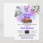 Een Baby is de Uitnodiging van het Baby shower van (Voorkant / Achterkant)