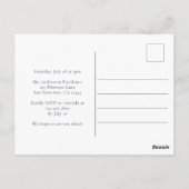 Een Baby is de Uitnodiging van het Baby shower van (Achterkant)