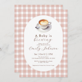 Een Baby is de Uitnodiging van het Baby shower van