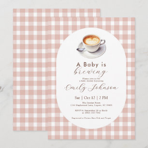 Een Baby is de Uitnodiging van het Baby shower van