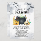 Een Baby is de Uitnodiging van het Baby shower van (Voorkant / Achterkant)