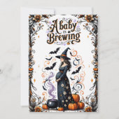 Een Baby is de Uitnodiging van het Baby shower van (Voorkant)