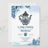 Een Baby is de Uitnodiging van het Baby shower van (Voorkant)