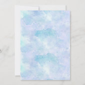 Een Baby is de Uitnodiging van het Baby shower van (Achterkant)