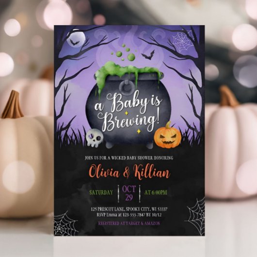 Een Baby is de Uitnodiging van het Baby shower van