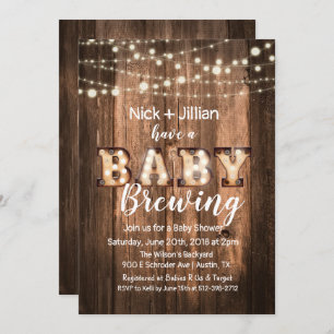 Een Baby is de Uitnodiging van het Baby shower van