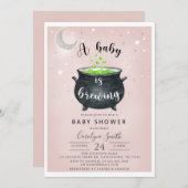 Een Baby is de Uitnodiging van het Baby shower van (Voorkant / Achterkant)