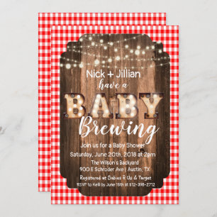 Een Baby is de Uitnodiging van het Baby shower van
