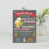 Een Baby is een baby-breiende uitzending Kaart (Staand voorkant)