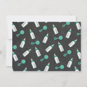 Een Baby is een baby-breiende uitzending Kaart (Achterkant)