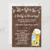 Een Baby is een baby shower van de brouwerij. Kaart (Voorkant)