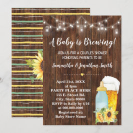 Een Baby is een baby shower van de brouwerij. Kaart