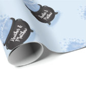 Een Baby is een Baby shower van de heek. Cadeaupapier (Rol Hoek)