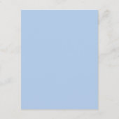 Een Baby is een Baby shower van de heek. Informatiekaartje (Achterkant)