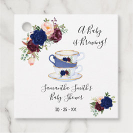 Een Baby is een baby shower voor marinevaarthee. Bedankjes Labels