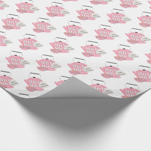 Een Baby is een babymeisje met een luidere rotzooi Cadeaupapier