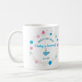 Een Baby is een blauwe Teacup Baby Boy Shower Koffiemok