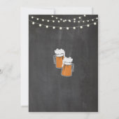 Een Baby is een brouwerij met schoeisel BBQ BabyQ  Kaart (Achterkant)