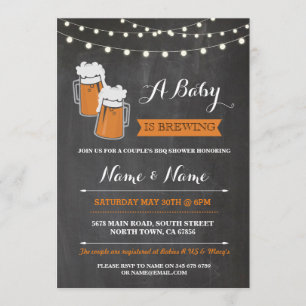 Een Baby is een brouwerij met schoeisel BBQ BabyQ  Kaart