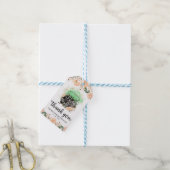 Een Baby is een halloween-Baby shower. Dank je. Cadeaulabel (Met Touw)