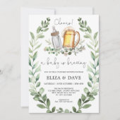 Een Baby is een neutraal schoeisel voor de borst e Kaart (Voorkant)