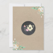 Een BABY is een Roze theetheetheetheepot met een p Kaart (Achterkant)