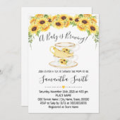 Een Baby is een uitnodiging voor de douche van de  (Voorkant / Achterkant)