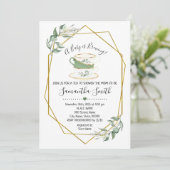 Een Baby is een uitnodiging voor de groene douche (Staand voorkant)