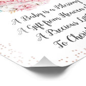 Een Baby is een zegeltje Foto Afdruk (Hoek)