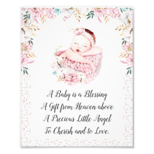 Een Baby Is Een Zegen Foto Afdruk