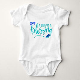 Een baby is een zegen, jongenbaby  romper