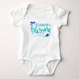 Een baby is een zegen, jongetje  romper