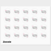 Een Baby is een zegen, meisjes Ronde Sticker (Vel)