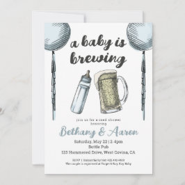 Een Baby is het Baby shower van Breedparken Uitnod Kaart