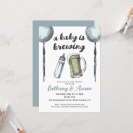 Een Baby is het Baby shower van Breedparken Uitnod Kaart