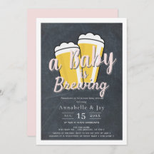 Een Baby is het Baby shower van de Brouwbier met c