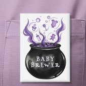 Een Baby is het Baby shower van de Brouwende Cauld Button