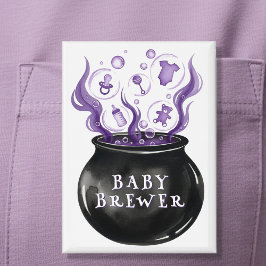 Een Baby is het Baby shower van de Brouwende Cauld Button