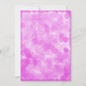 Een Baby is het Baby shower van de Brouwende Cauld Kaart (Achterkant)