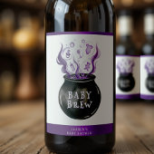 Een Baby is het Baby shower van de Brouwende Cauld Wijn Etiket