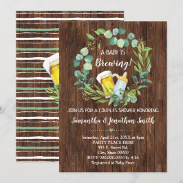 Een Baby is het baby shower van de brouwerijen Kaart