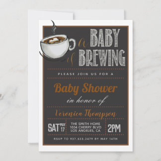 Een Baby is het Baby shower van de Koffie Kaart