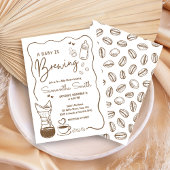 Een Baby is het Baby shower van de Koffie Kaart