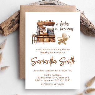 Een Baby is het Baby shower van de Koffie Kaart