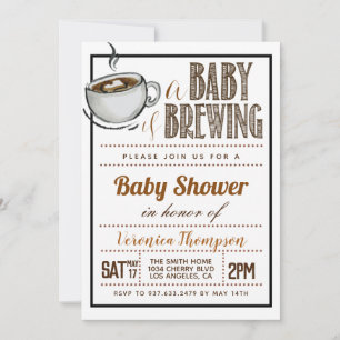 Een Baby is het Baby shower van de Koffie Kaart