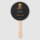 Een Baby is het Baby shower van de stekelkegel Handwaaier (Voorkant)